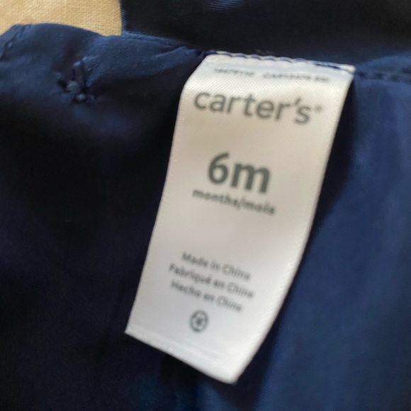 Navy & Gold Holiday Dress and matching gold shoes - Picture 2 of 3